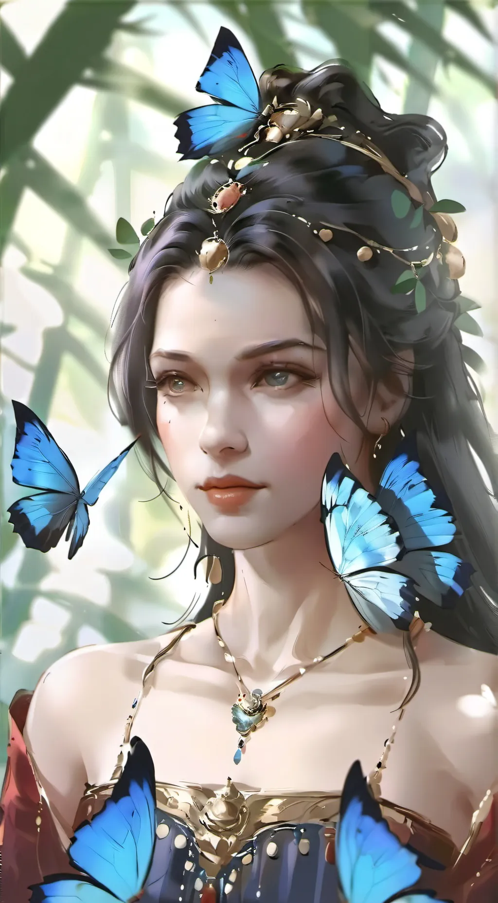 ai character: Amaryllis background