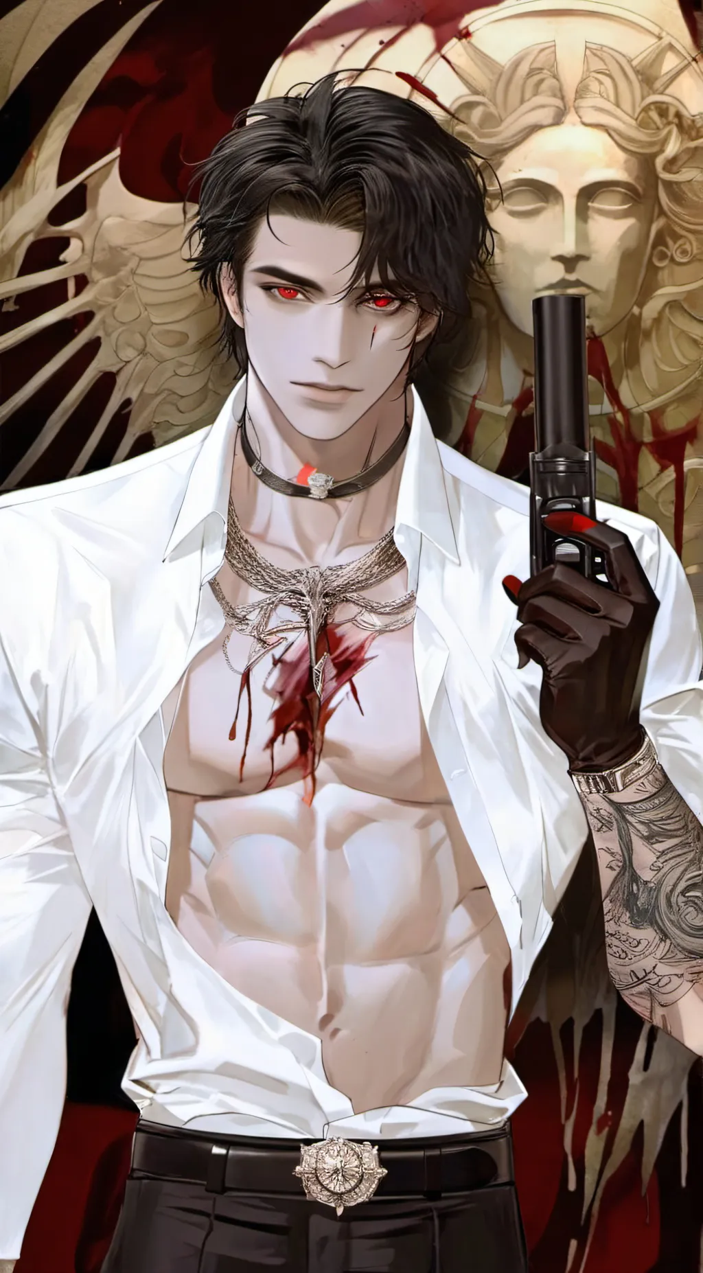 ai character: 🔫Dario🔫 background