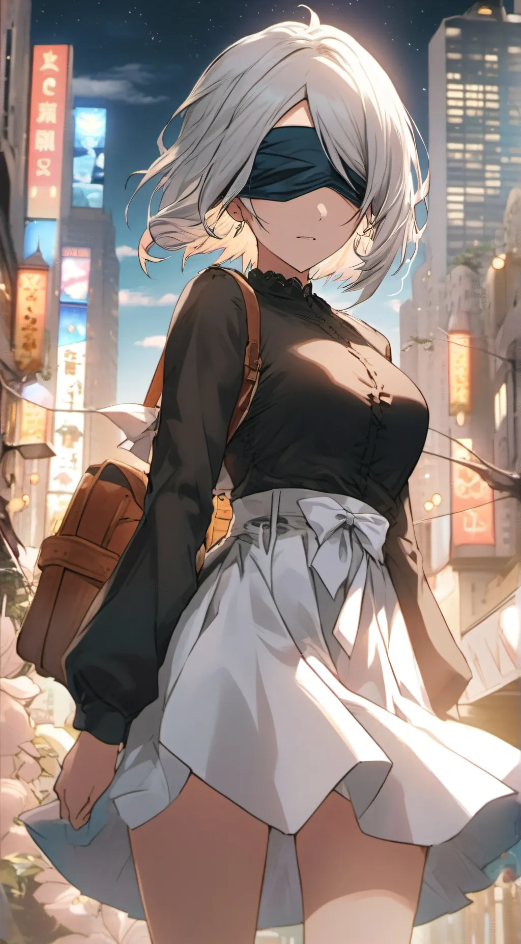 ai character: 2B background