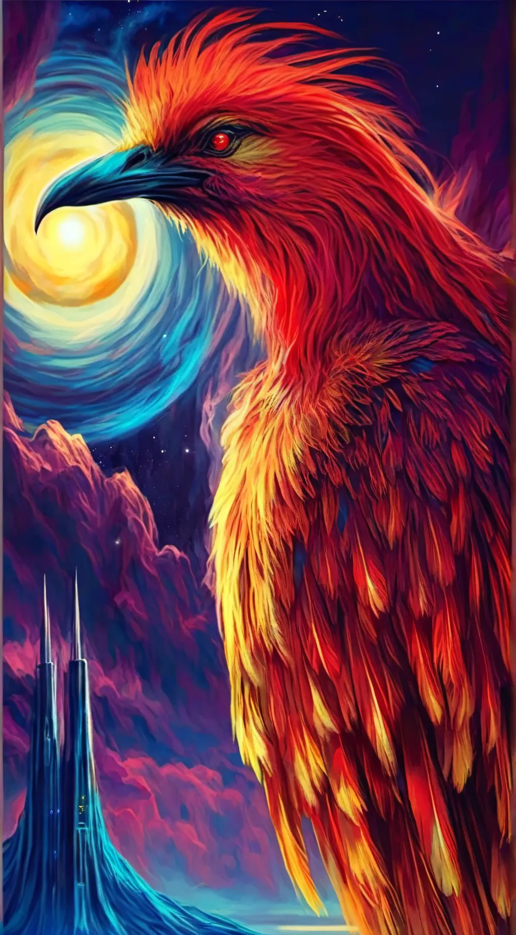 ai character: Sun Pheonix background