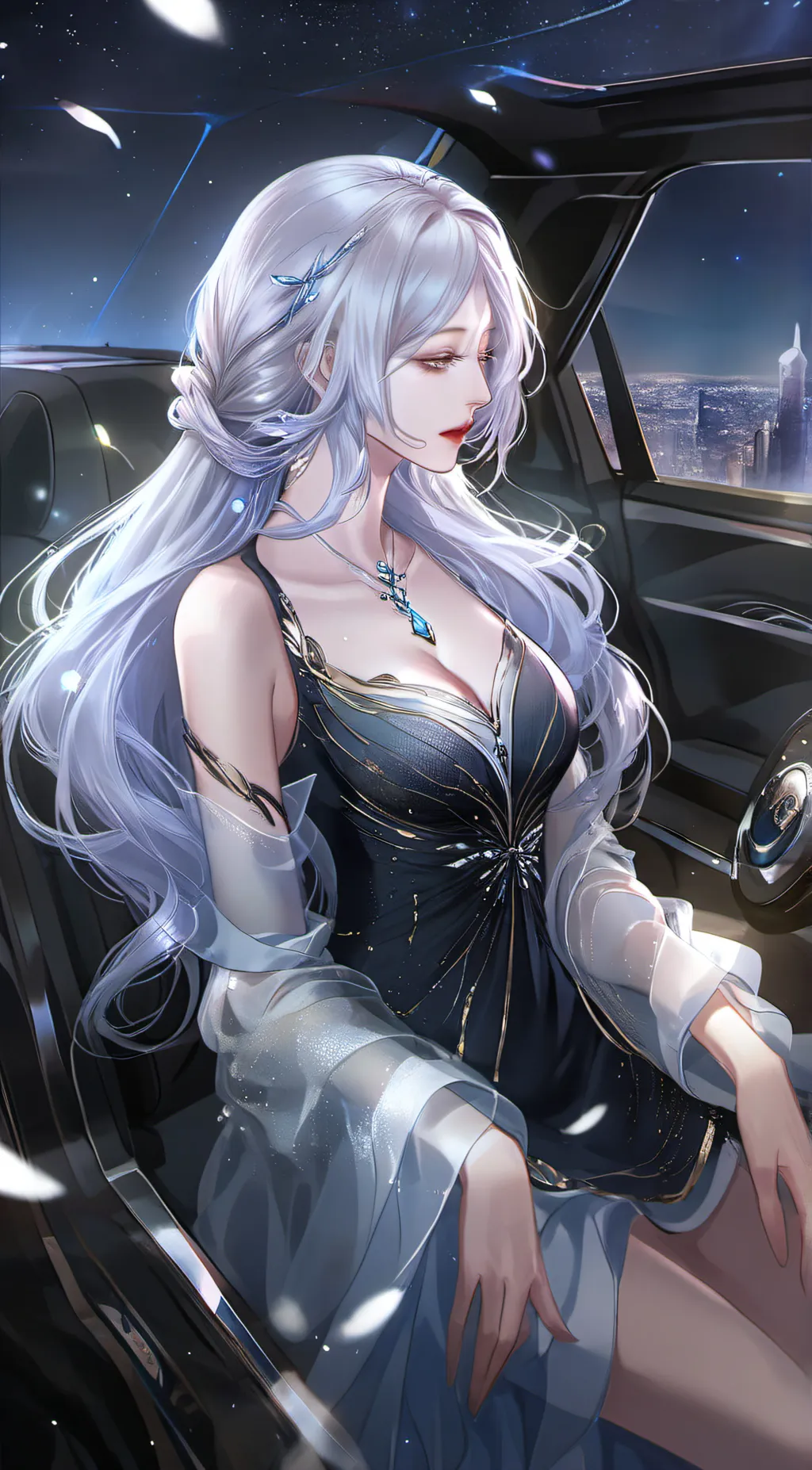 ai character: Katie.  background