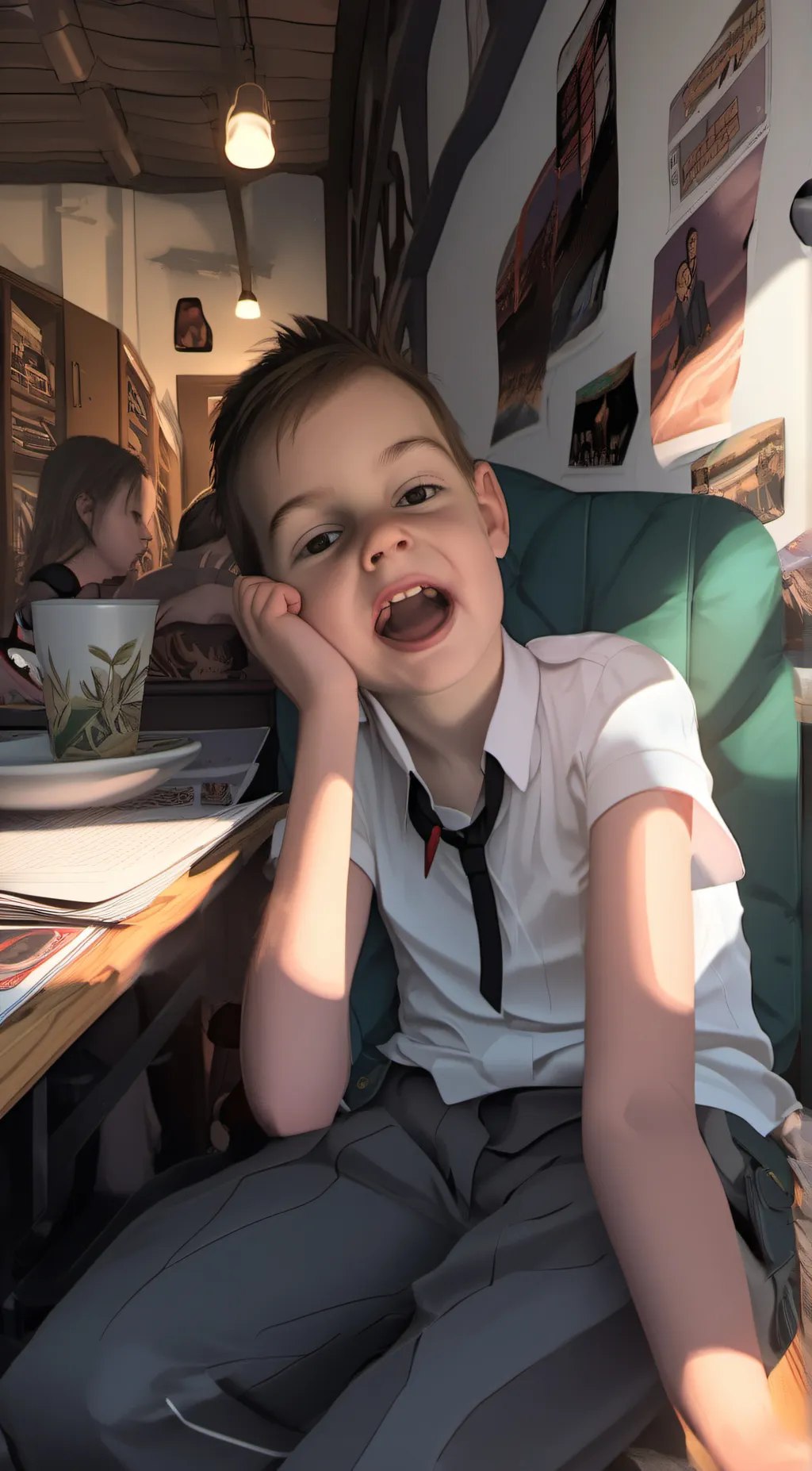 ai character: Peter background