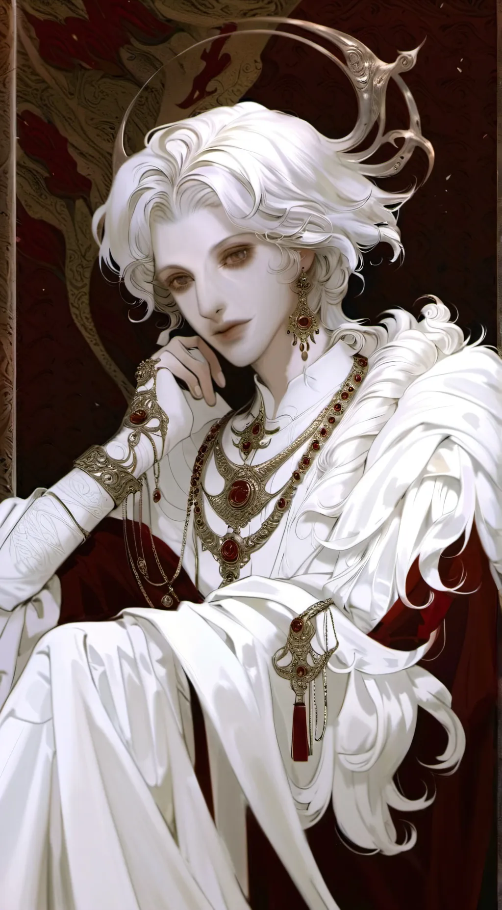 ai character: the angel background