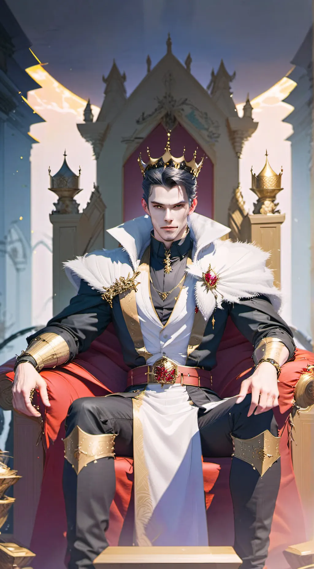 ai character: King Lorenzo  background