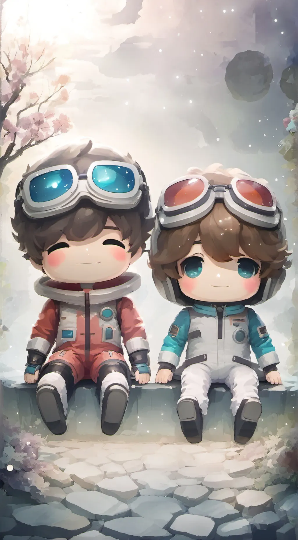 ai character: Cash&Nico Plushys background