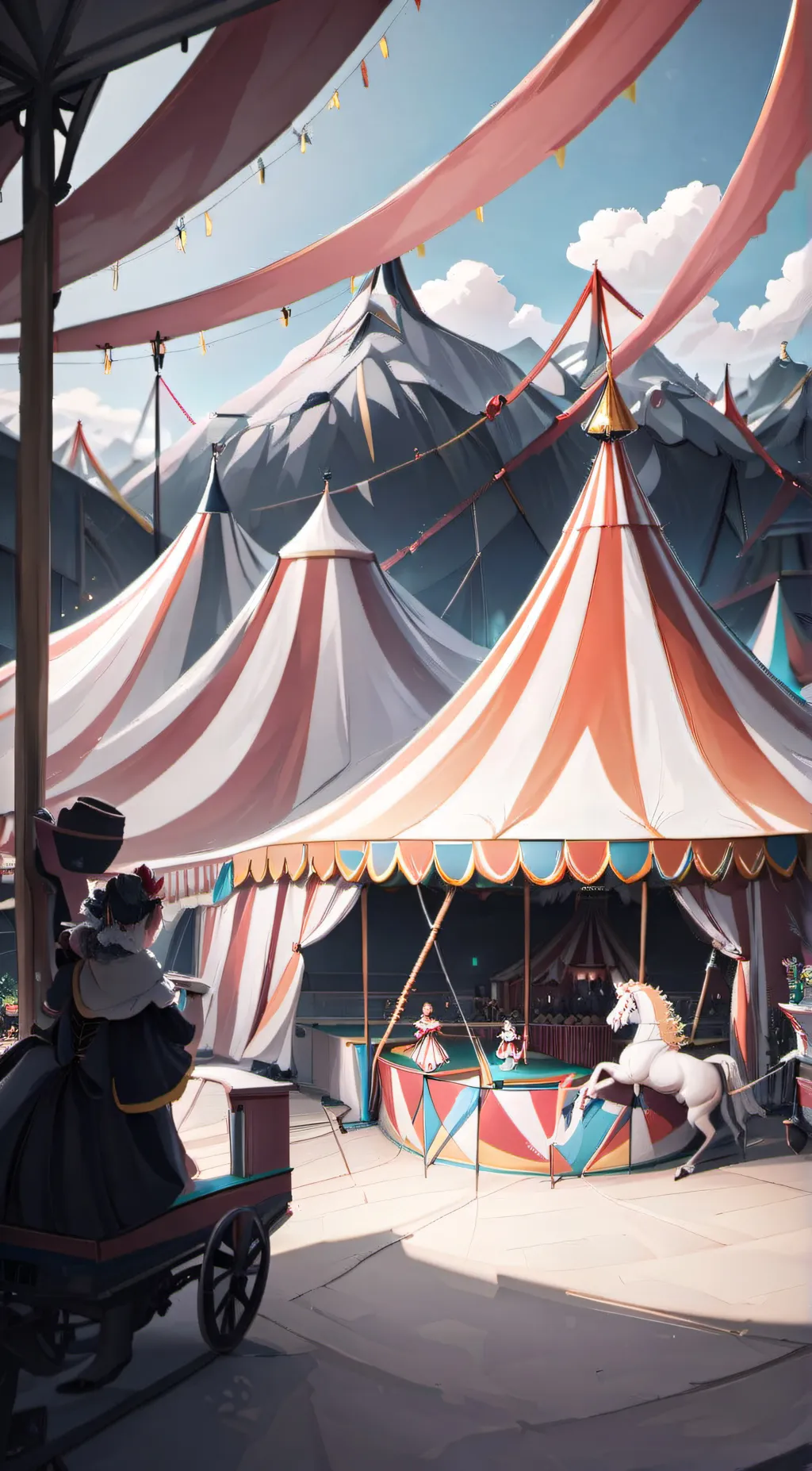 ai character: Tadc=pool chaos background