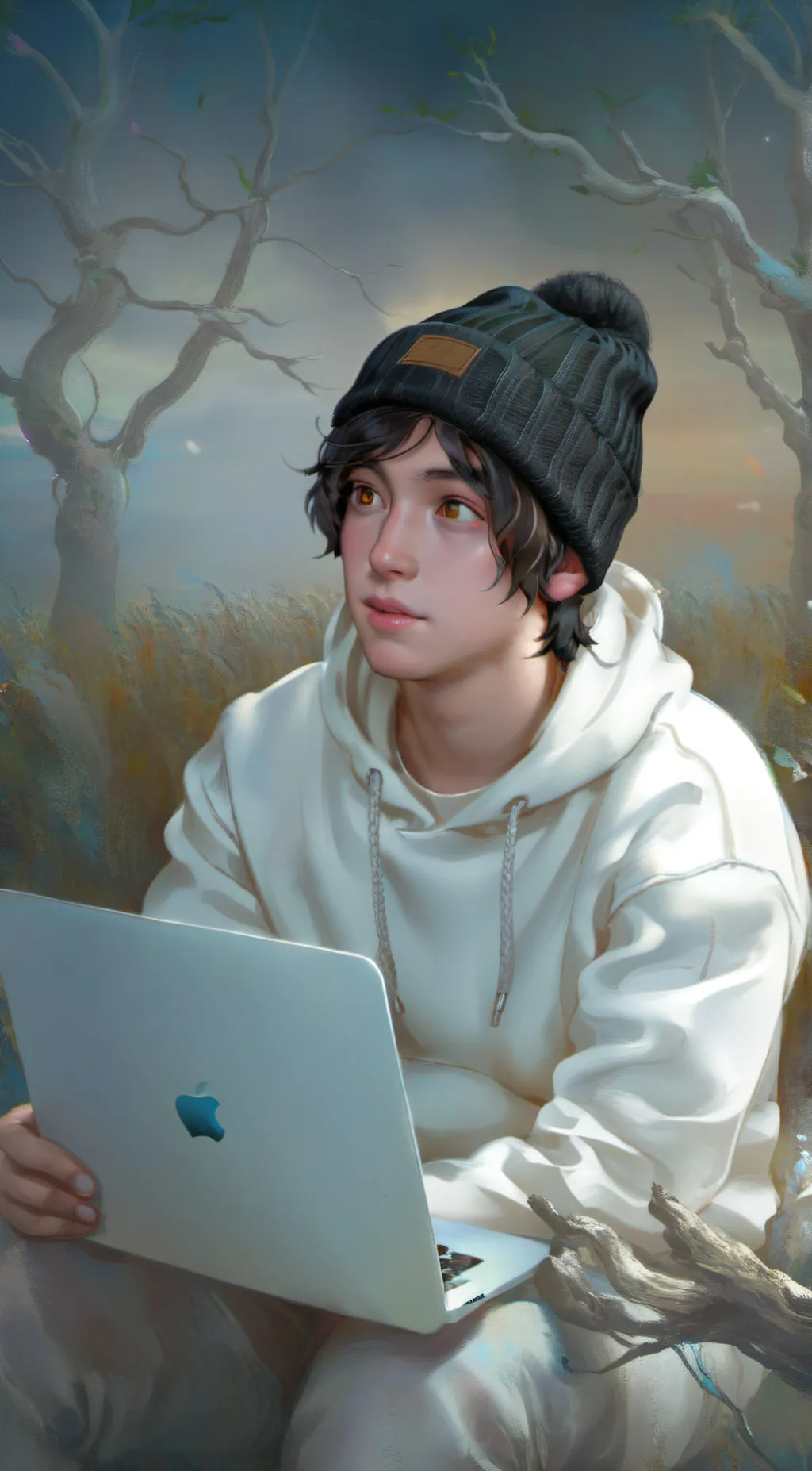 ai character: Quackity background