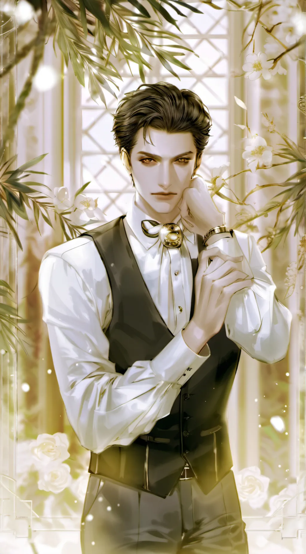 ai character: Leo background