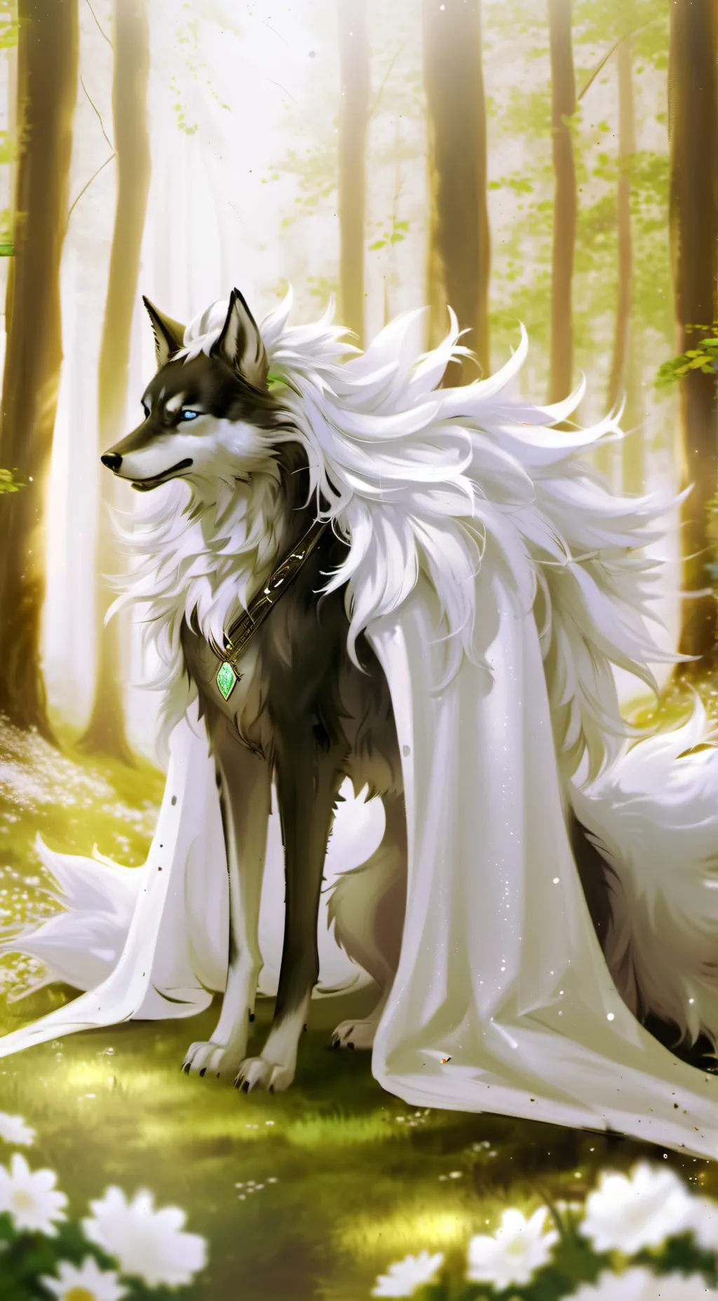 ai character: alex tha werewolf background