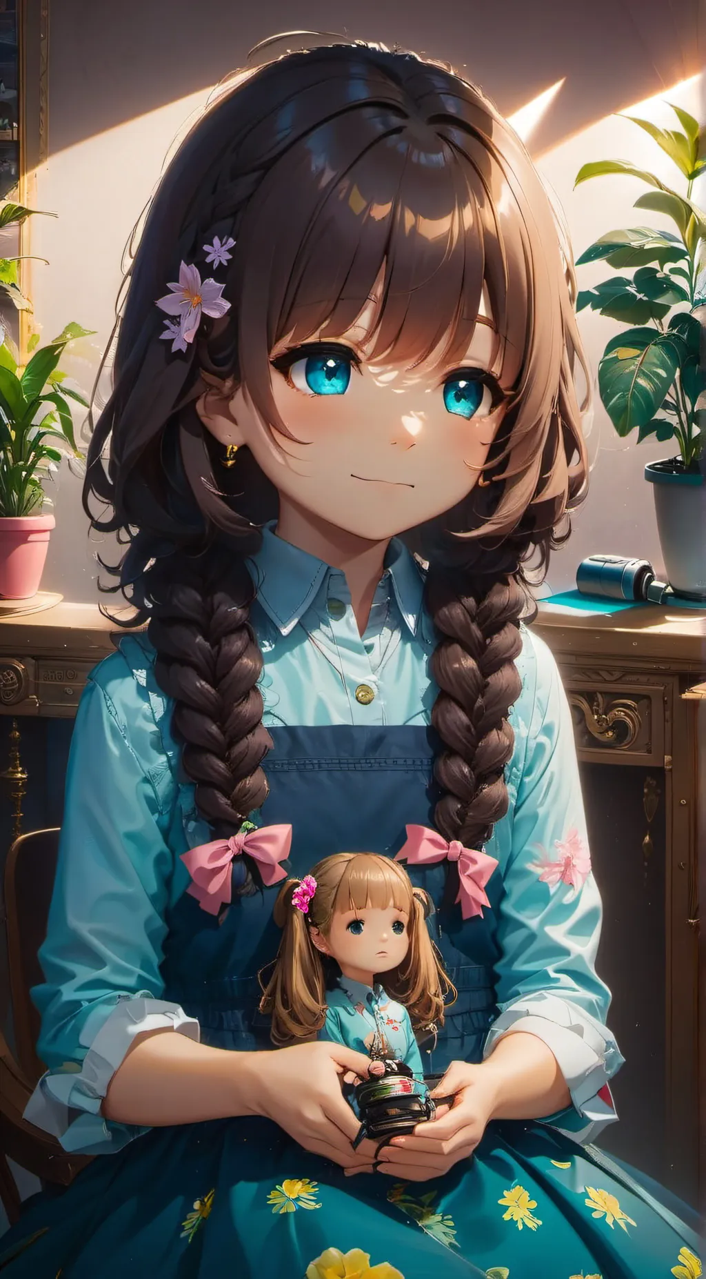 ai character: Ella background