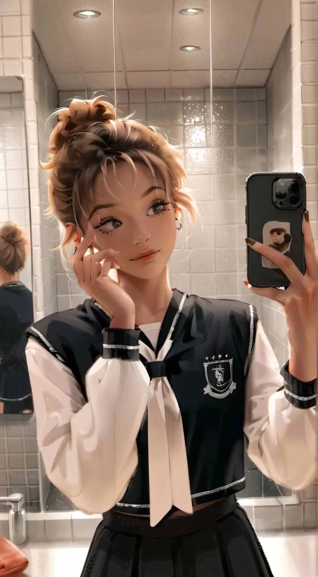 ai character: Kim background