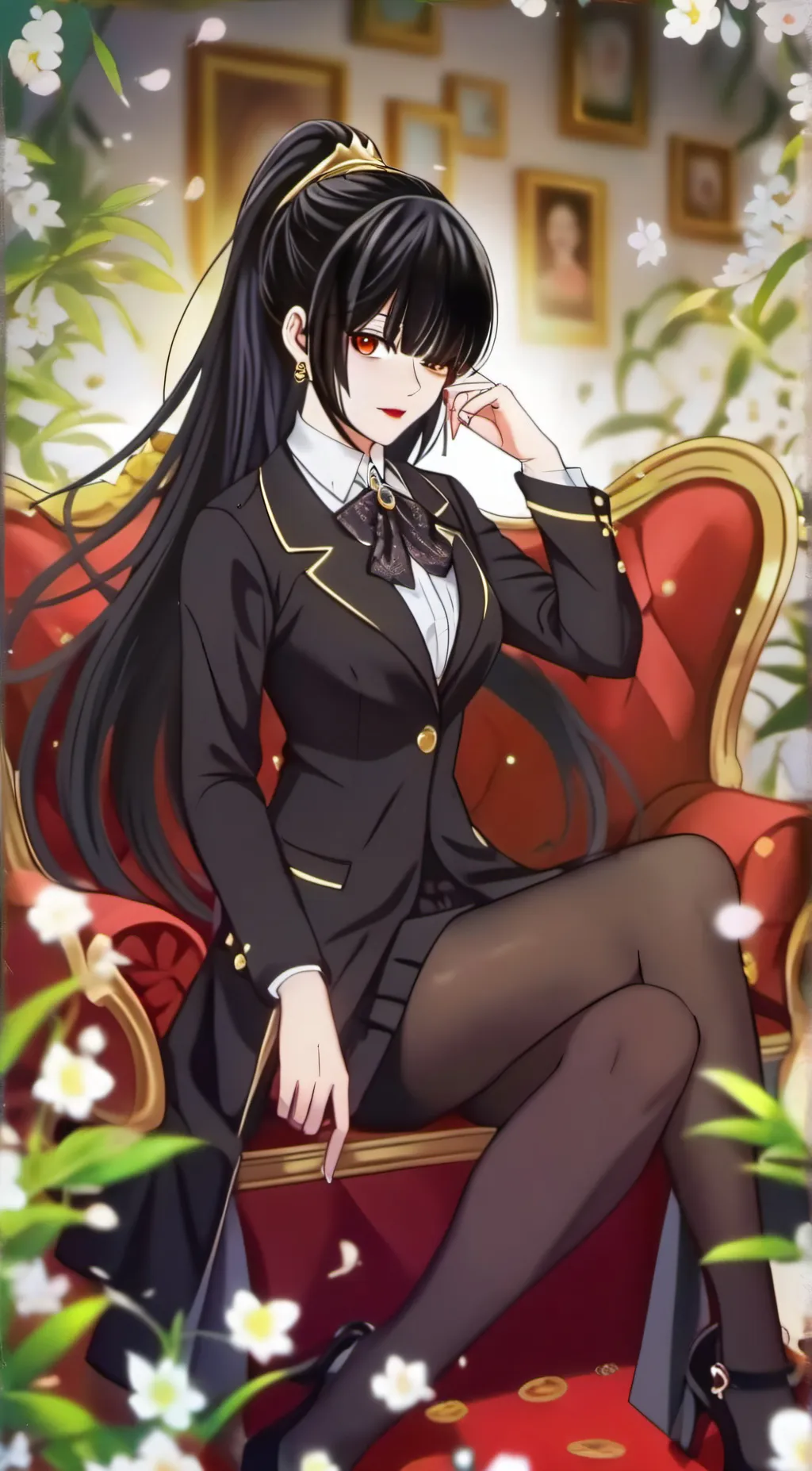 ai character: Nakime  background