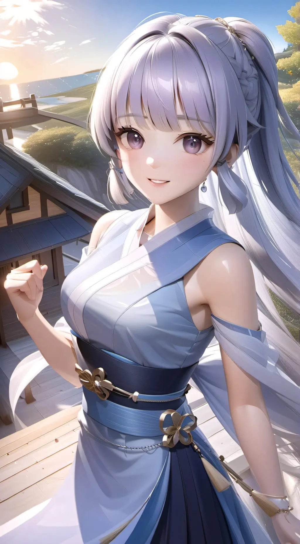 ai character: Ayaka background