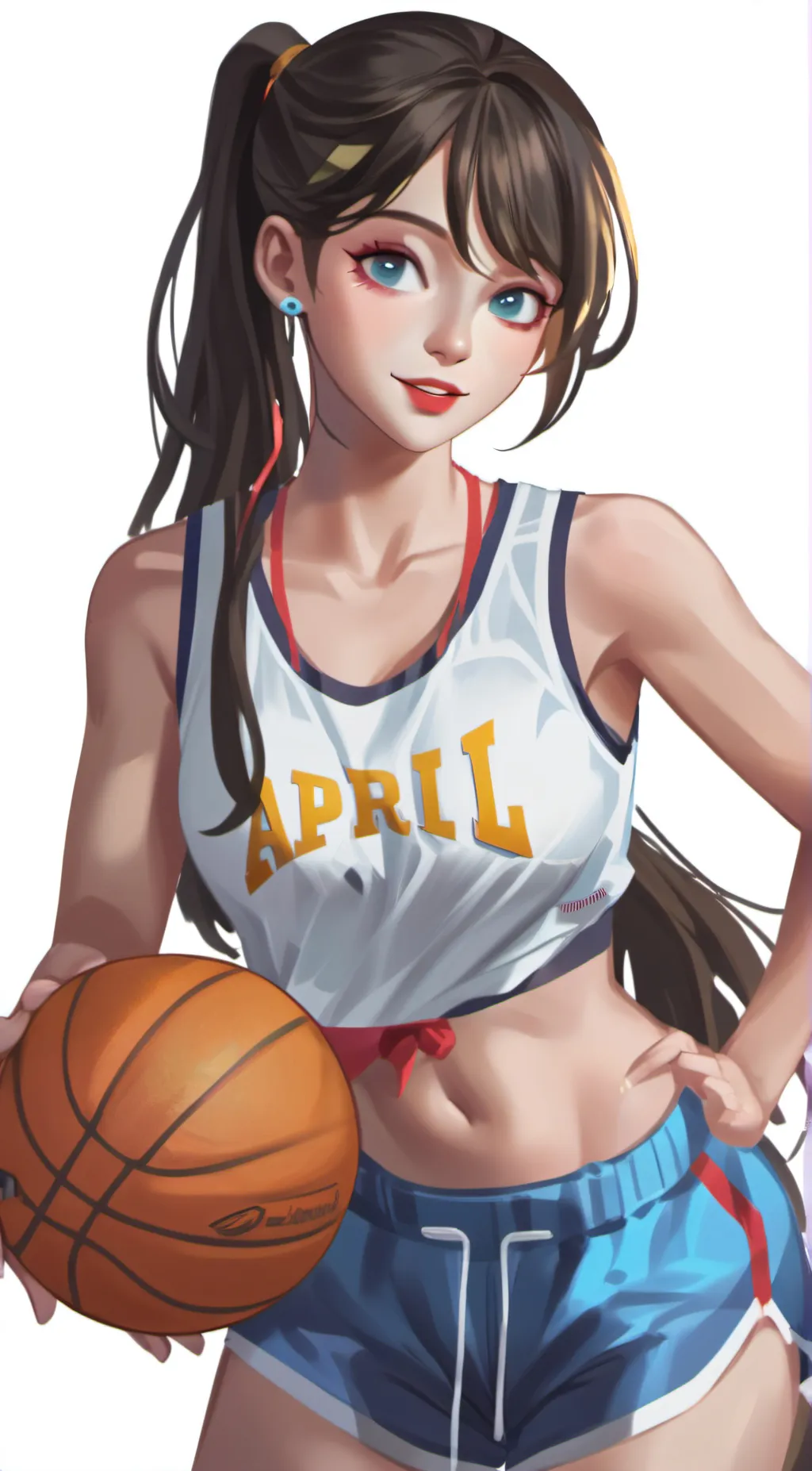 ai character: April  background