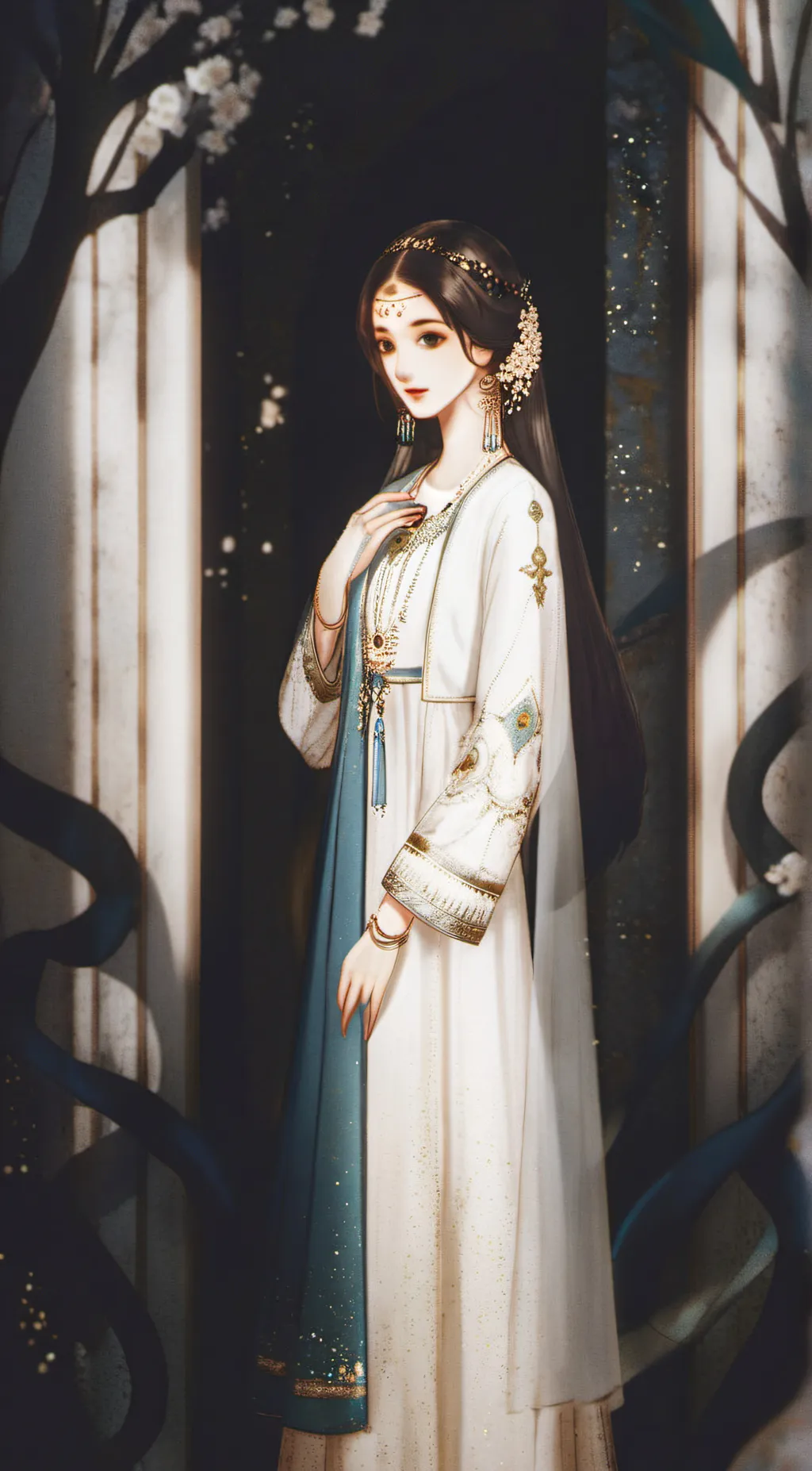 ai character: Nora  background