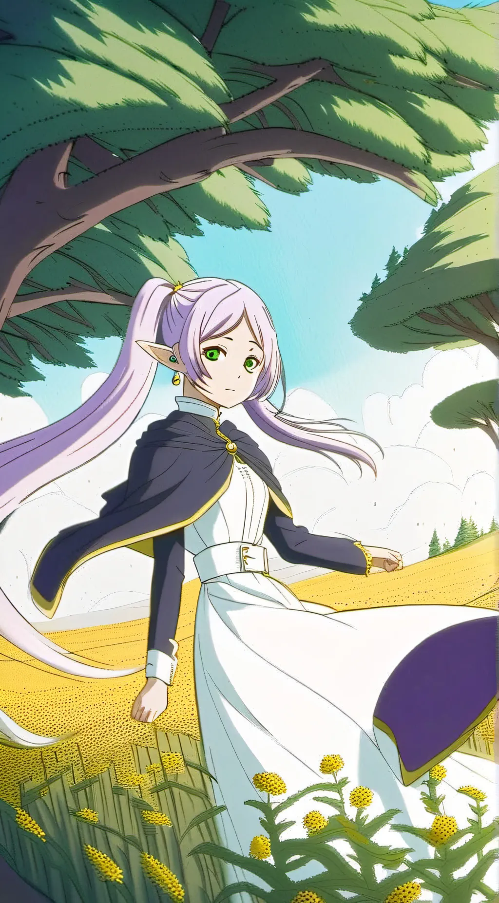 ai character: Frieren background