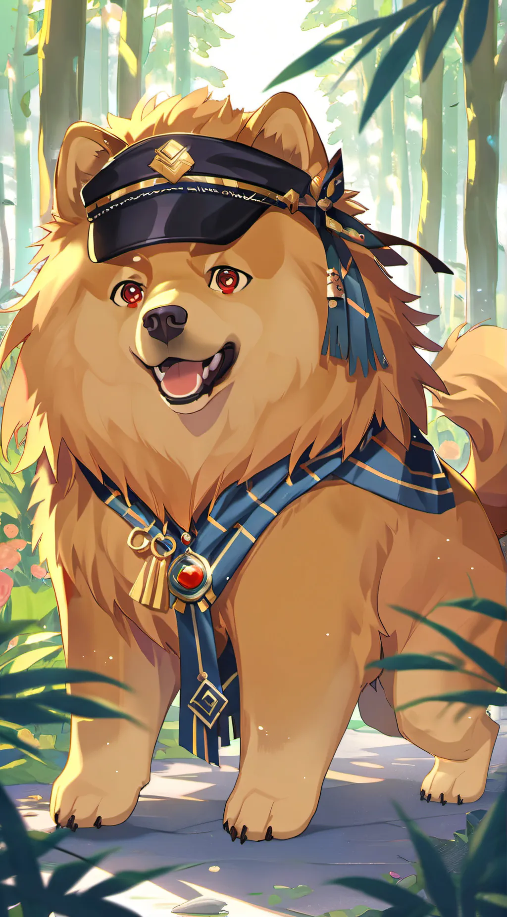 ai character: chow background