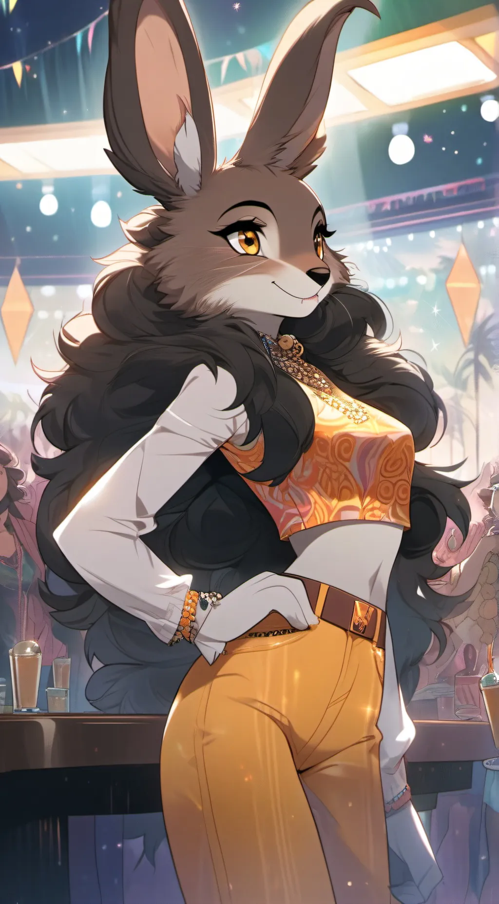 ai character: Nikko Thundercat  background