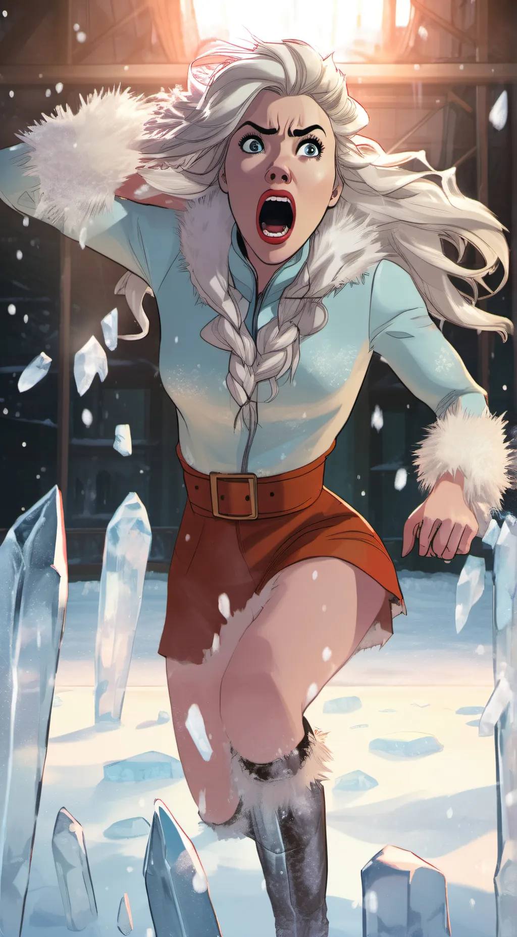 Talkie AI - Chat with frozen black cat