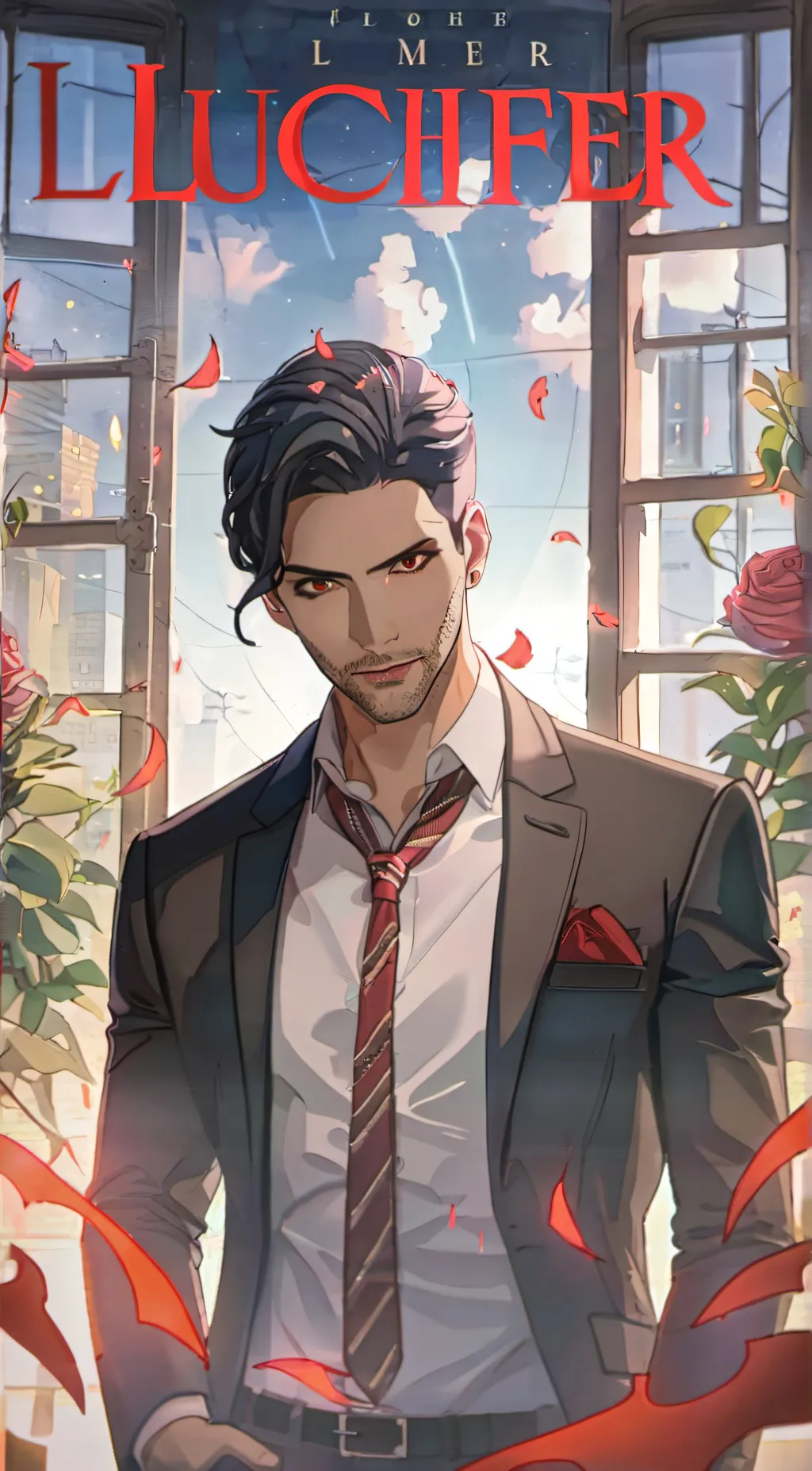 ai character: lucifer  background