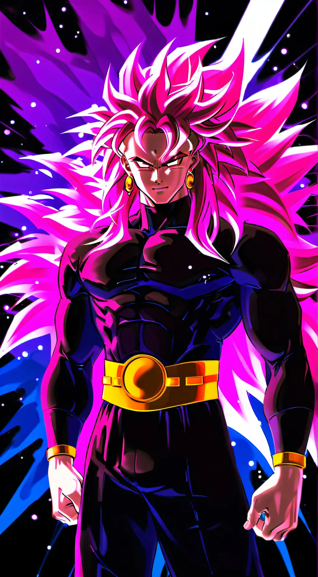 ai character: Magenta  background