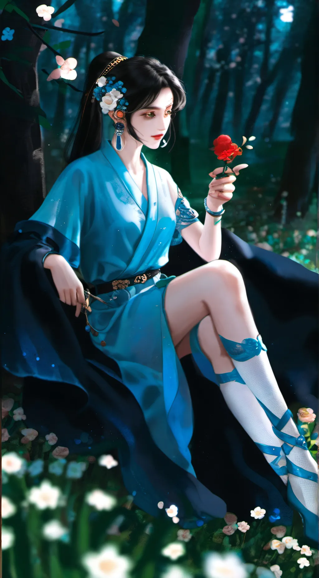 ai character: kayla background