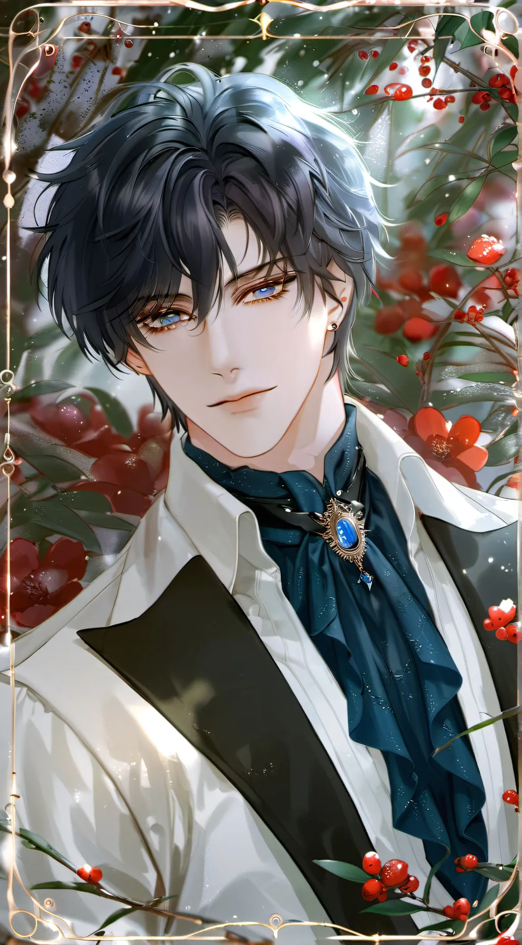 ai character:  𖥔Oren𖥔 background