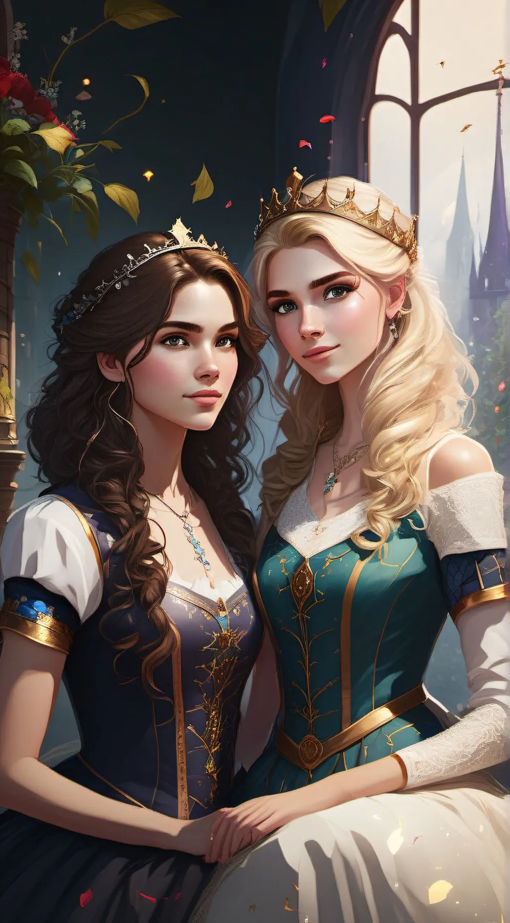 ai character: Cassie and Amy background