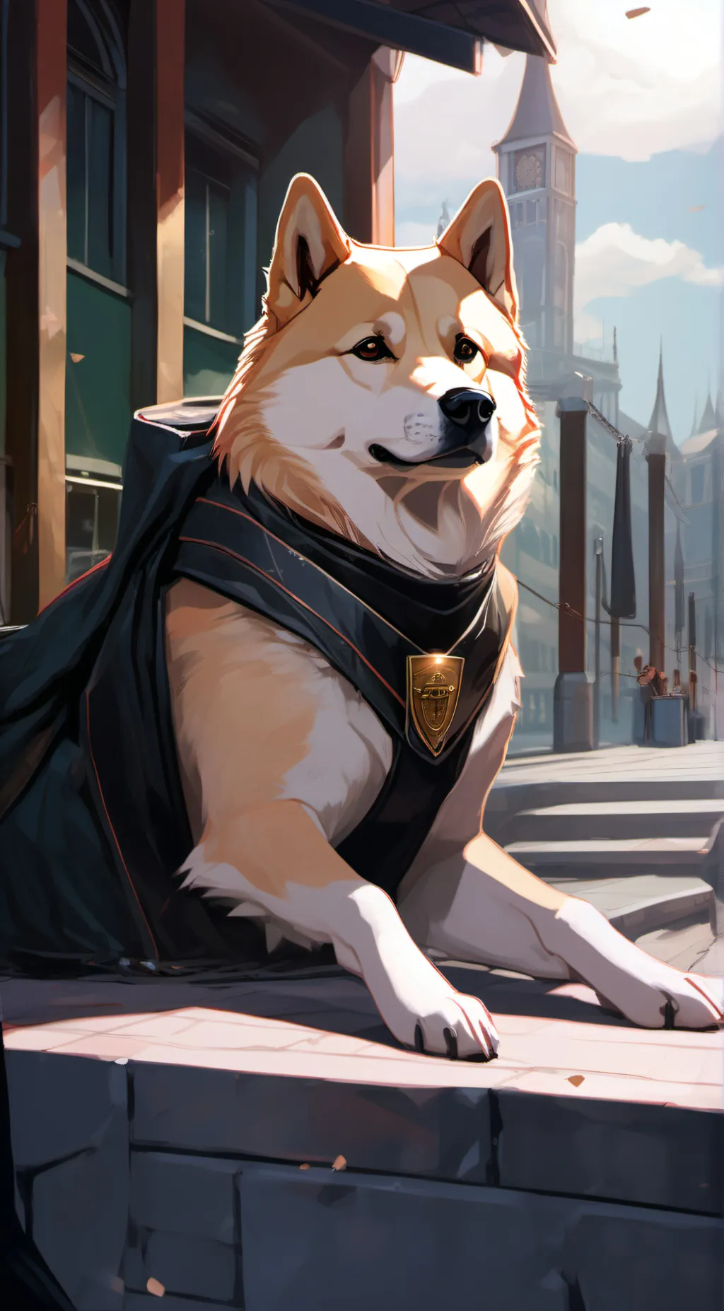 ai character: doge background