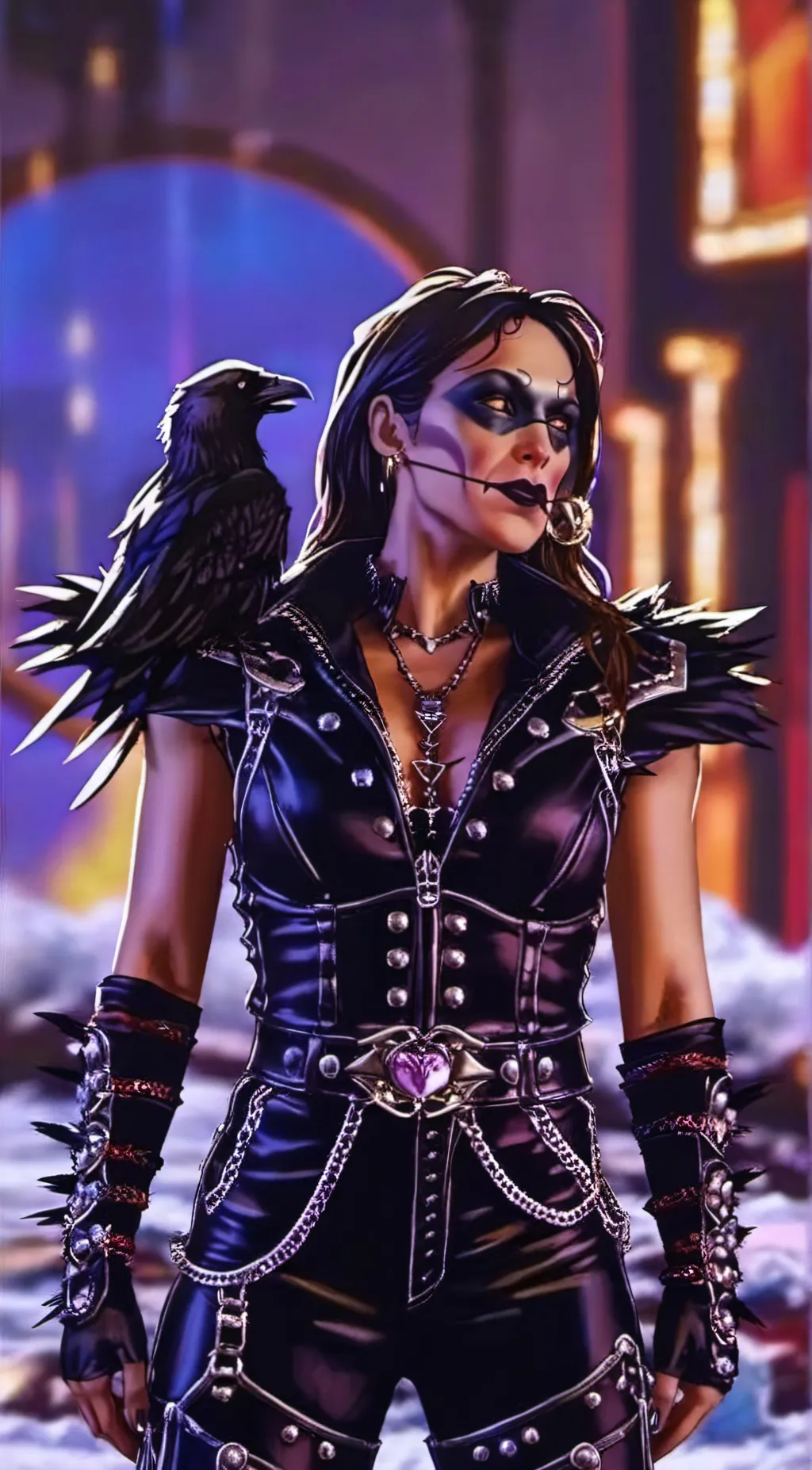 ai character: RHEA BLOODY RIPLEY background