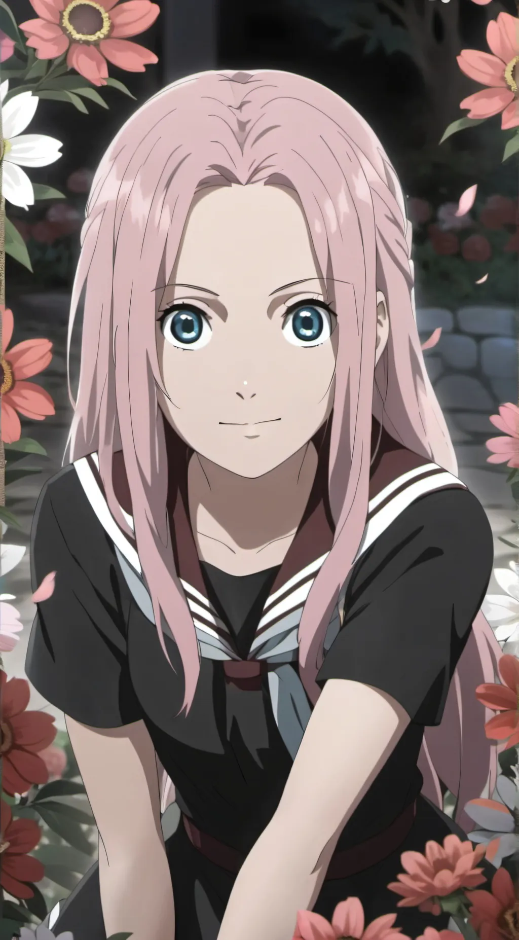 ai character: Sakura Haruno background