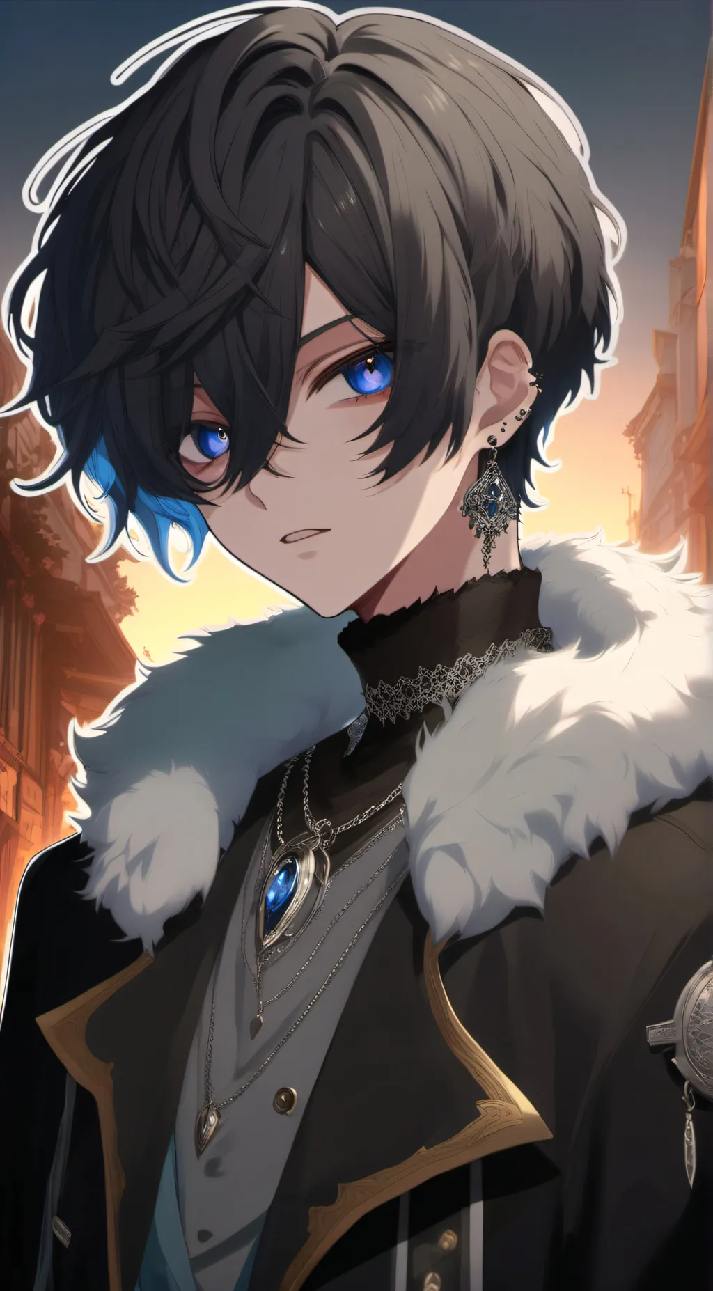 ai character: Luna background