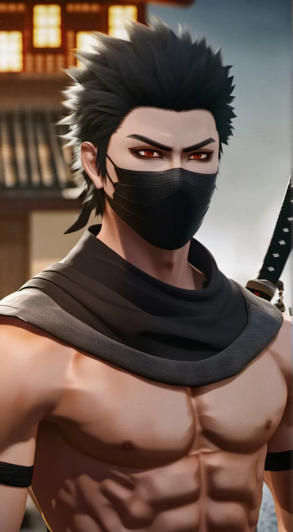 ai character: 风魔小太郎 Fuma background