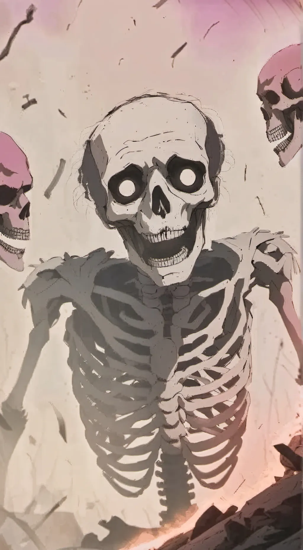 ai character: Berserk Skeletons background