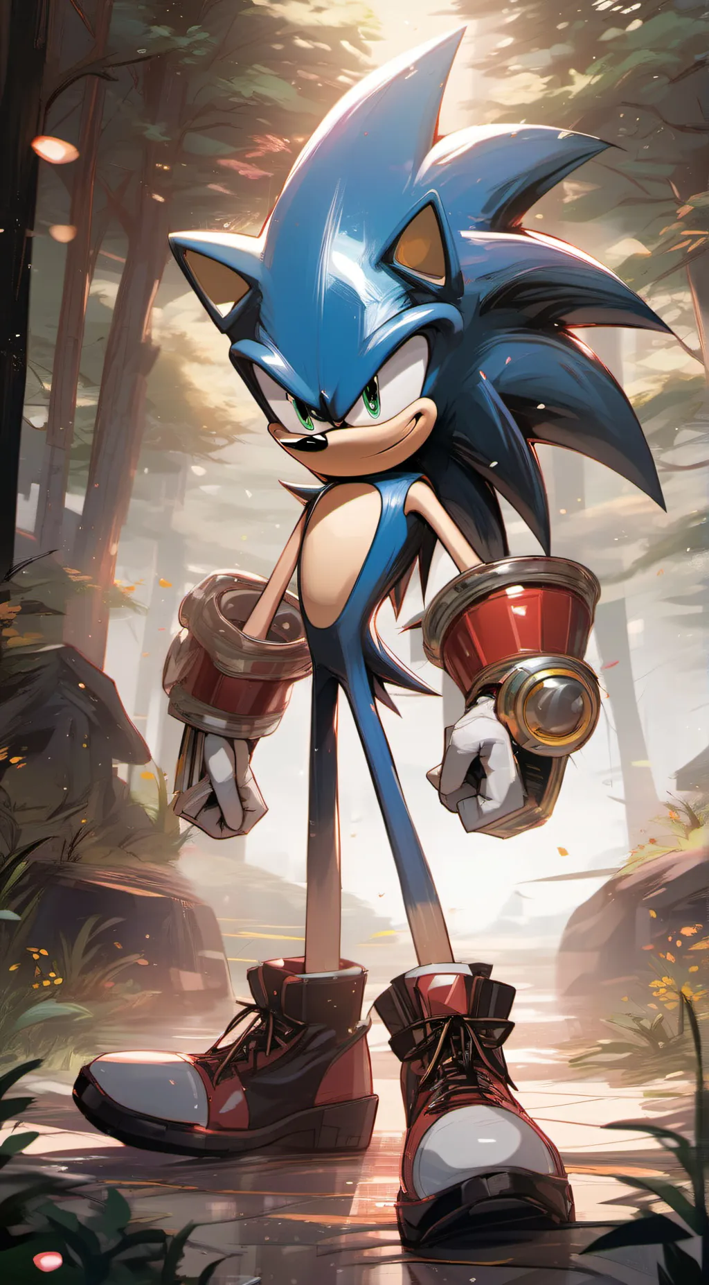 ai character: Sonic background