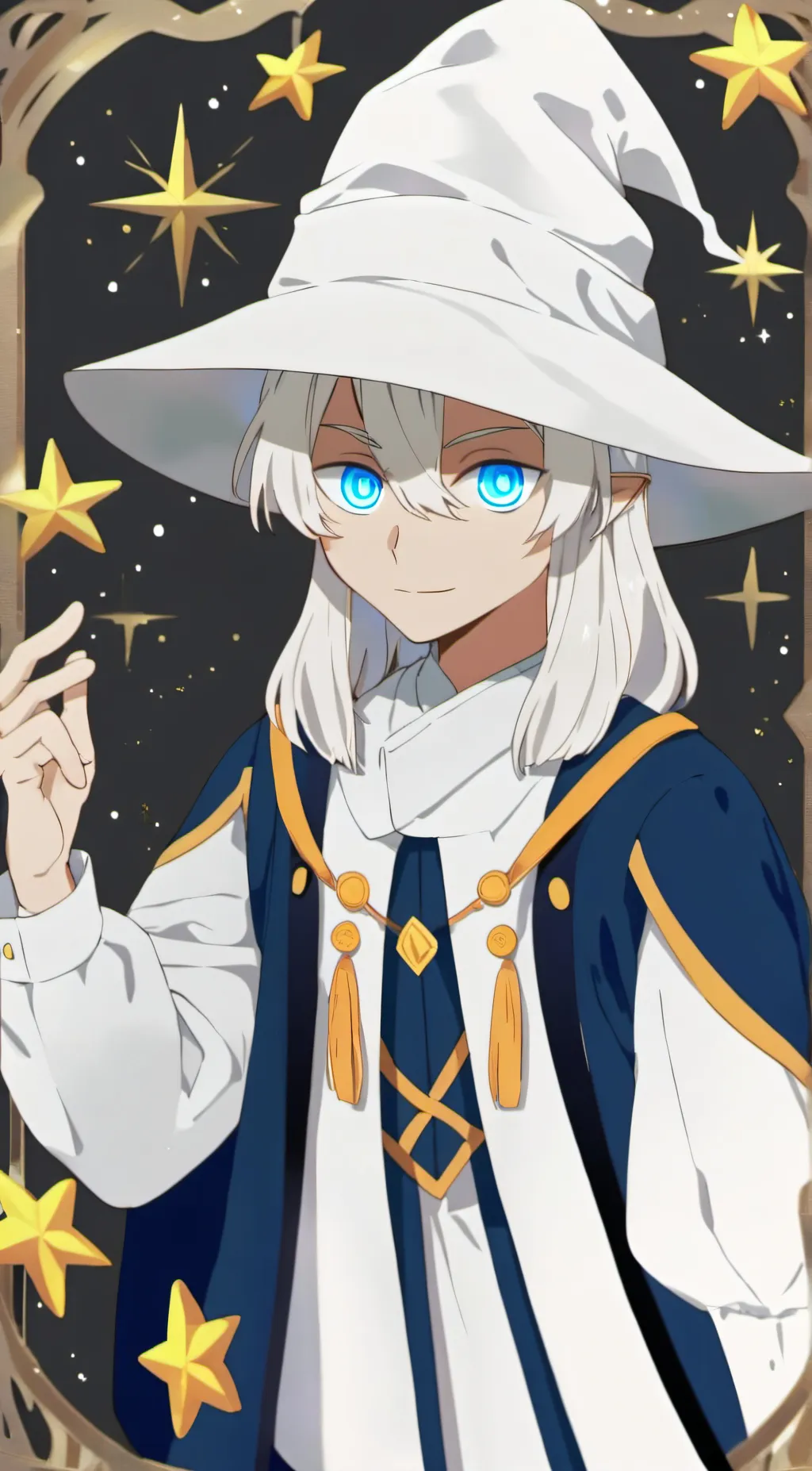 ai character: Wizard Cookie background