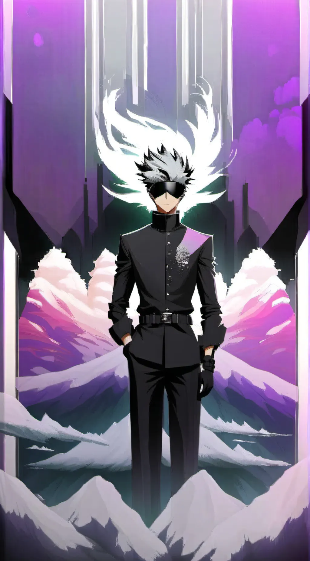 ai character: GOJO | SATORU  background