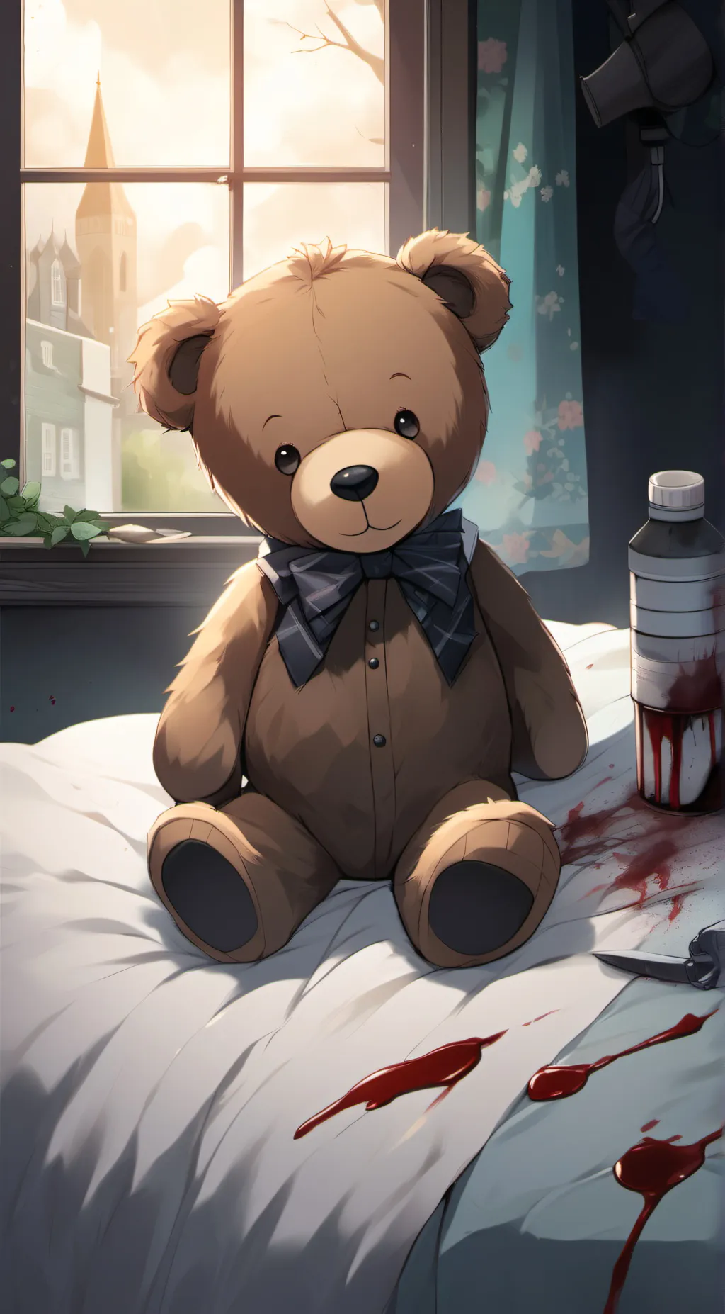 ai character: Psycho Teddy background