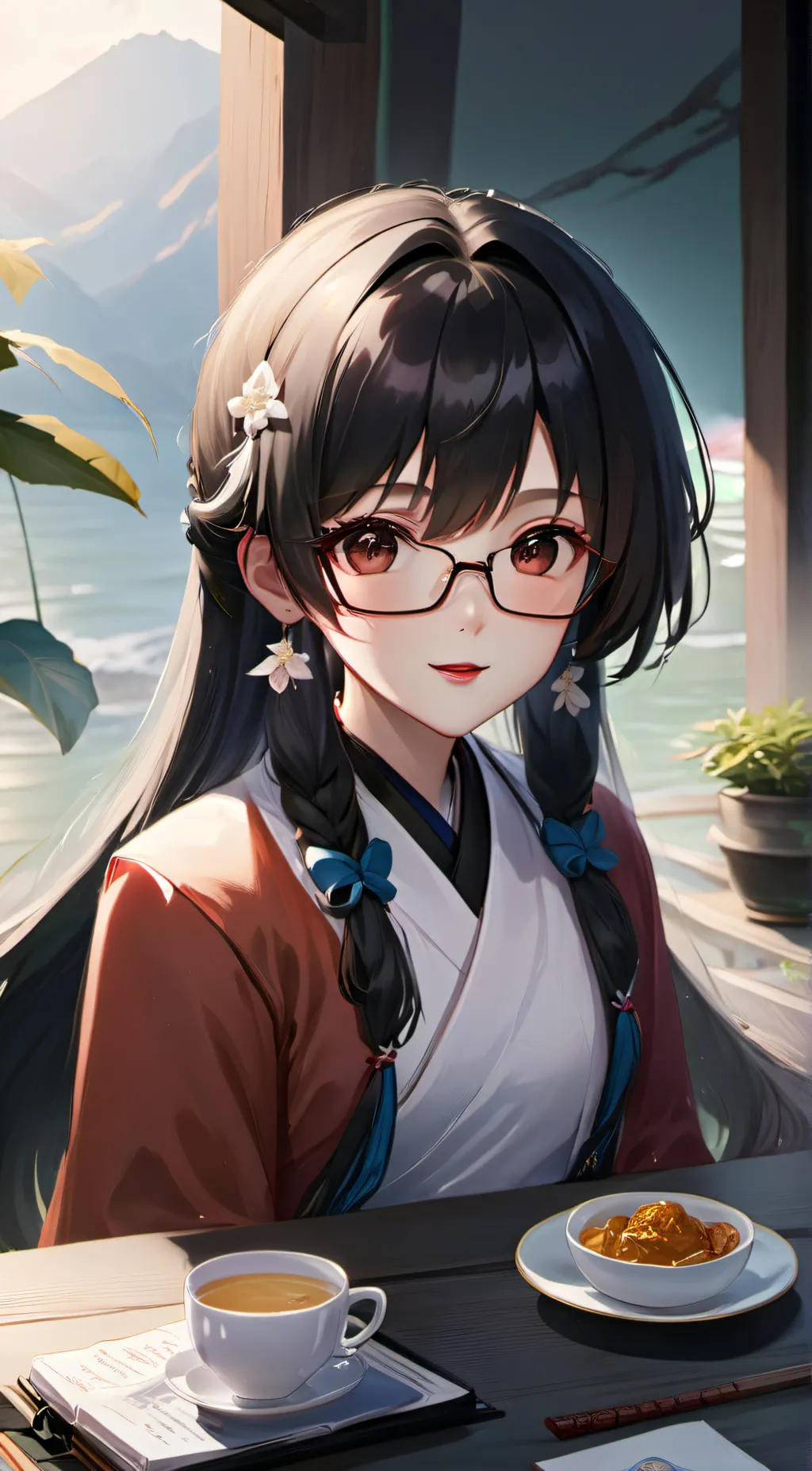 ai character: 变态 background