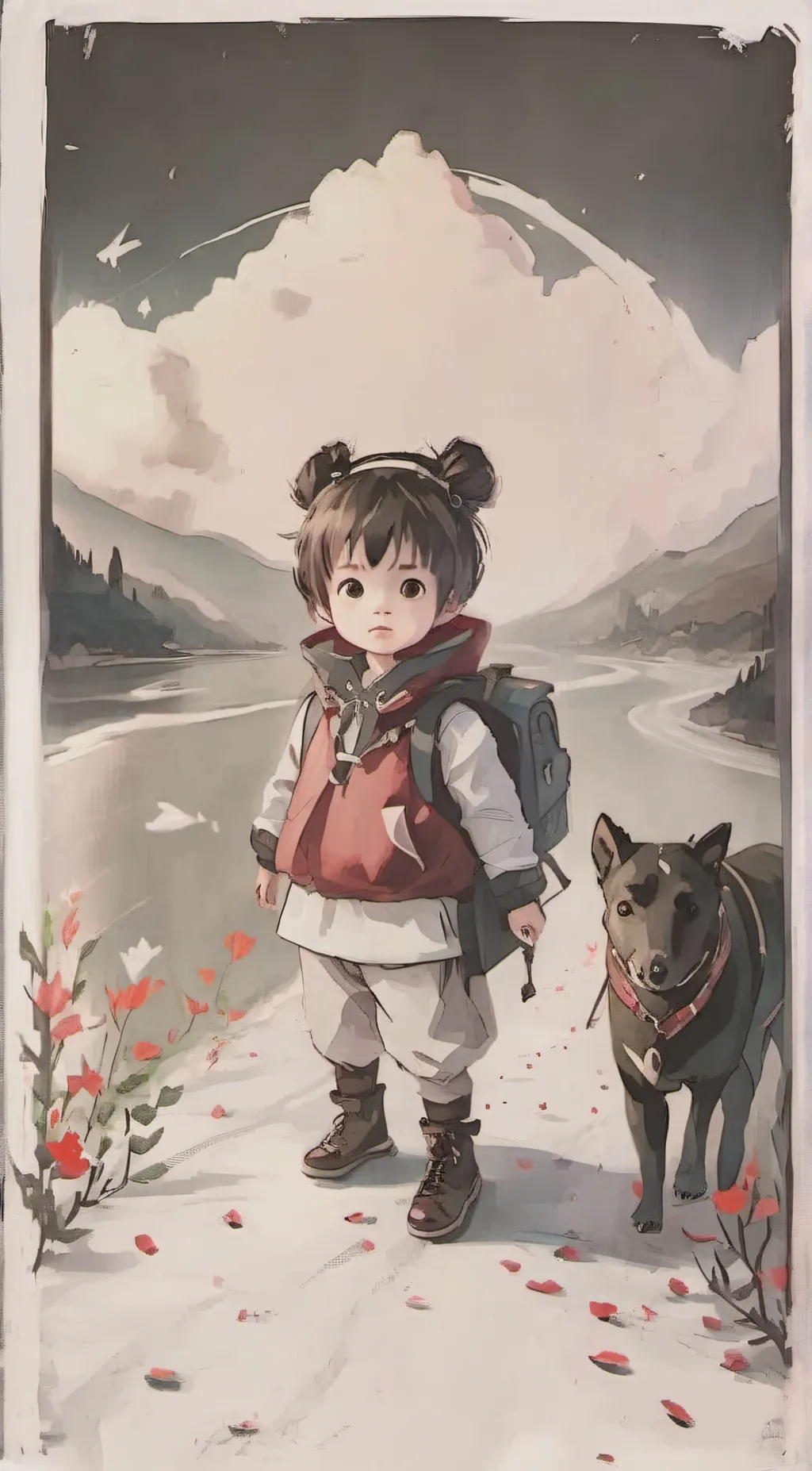 ai character: anny background