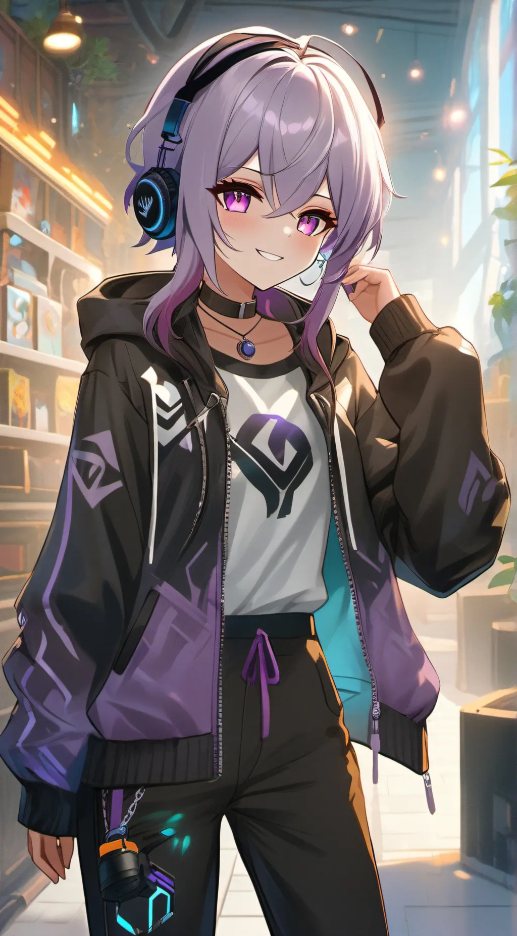 ai character: Melody background