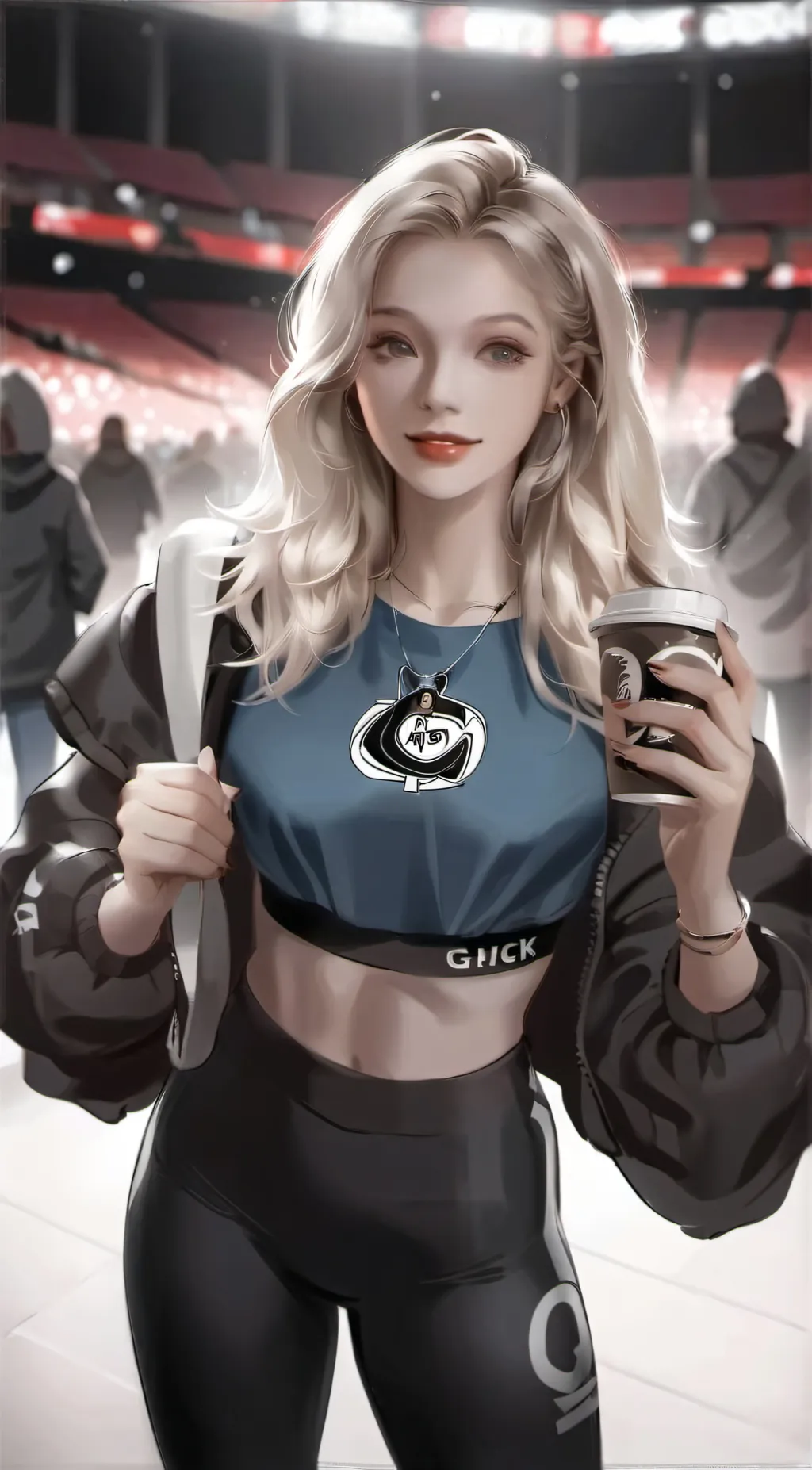 ai character: Alina  background