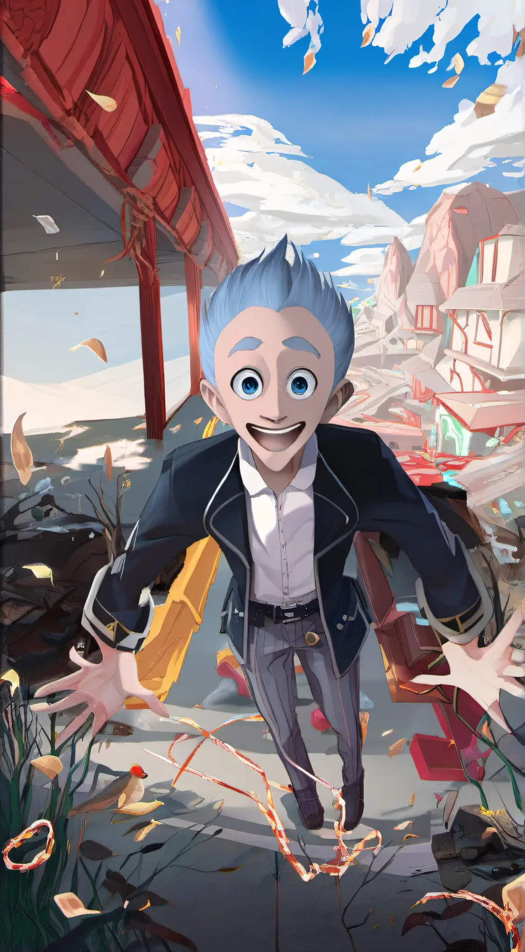 ai character: Mega mind  background