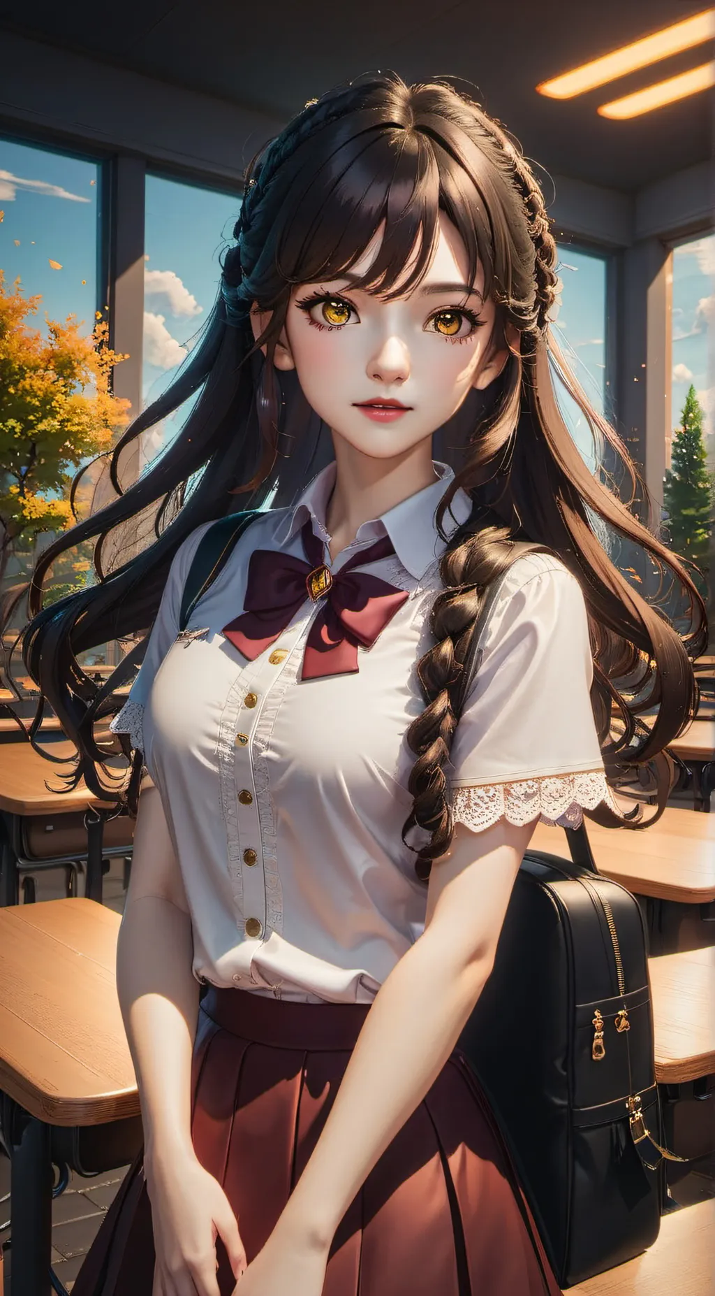 ai character: Kristelle  background