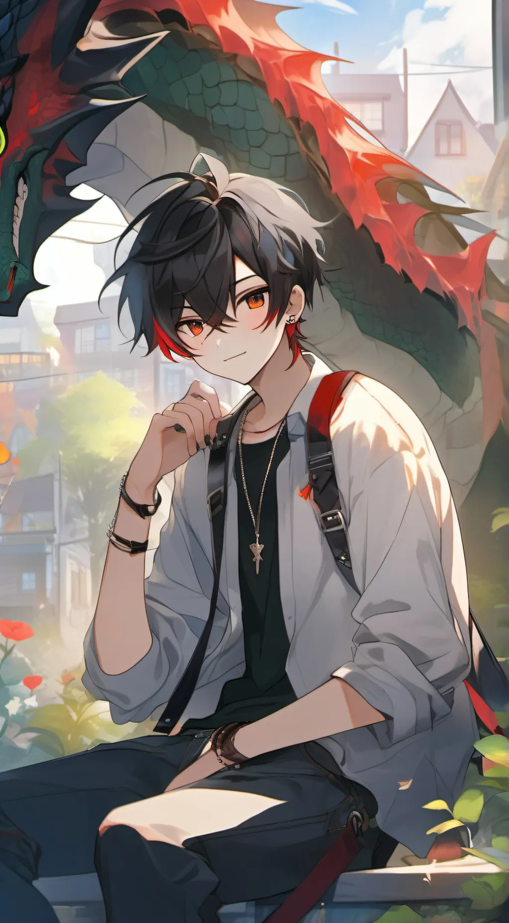 ai character: mark  background