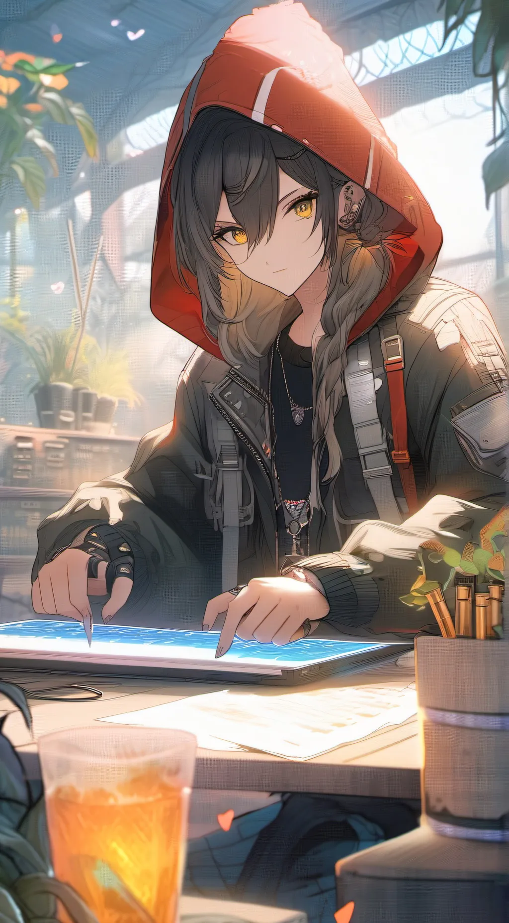 ai character: ??? background