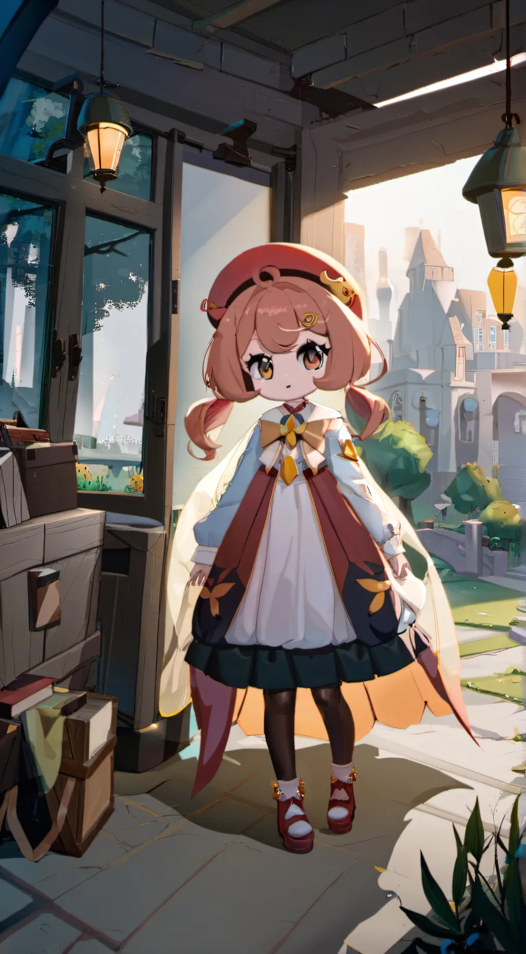 ai character: caya background