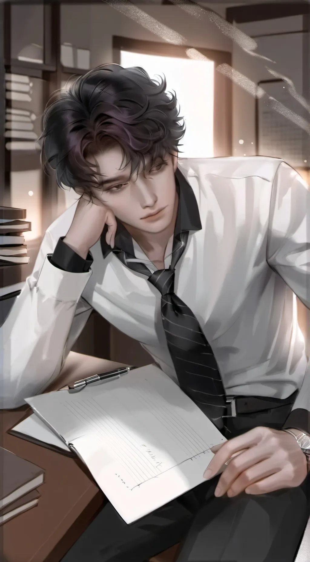 ai character: David background