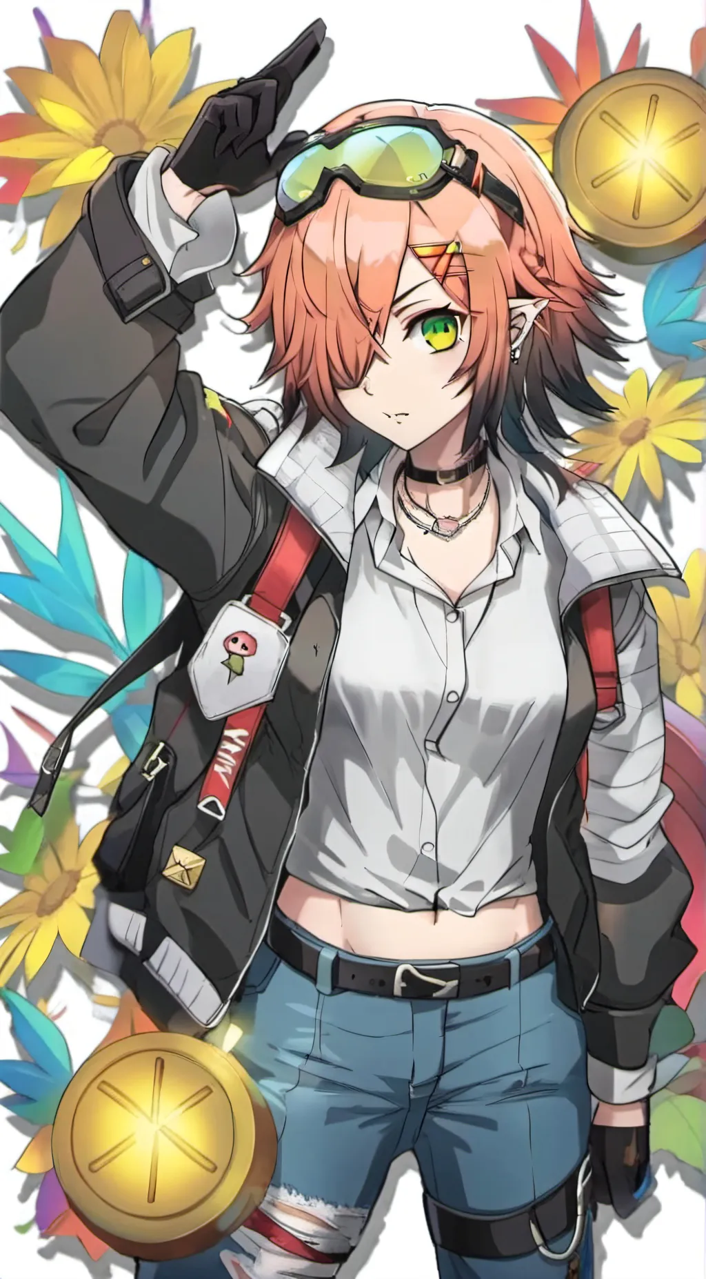 ai character: lily demon hunter background