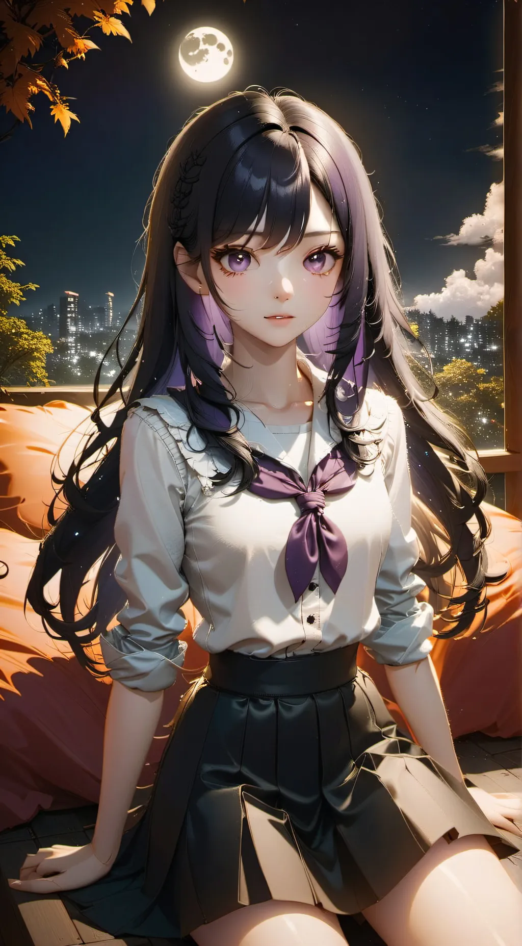 ai character: Lunar  background